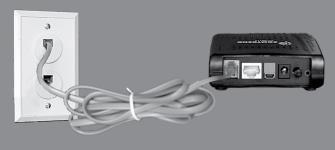 Do not connect the DSL Phone cord to the surge protector as it may cancel out the DSL signal.