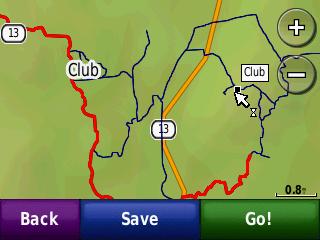 The first is to simply check the GPS map for red, green and blue trails in your