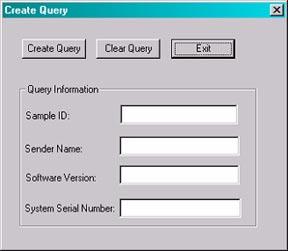 Abbott Host/Instrument Interface Tools ARCHITECT SCC Simulator (for LIS Vendors) Section 8 Figure 8.34: Selecting the Create Query Window Figure 8.