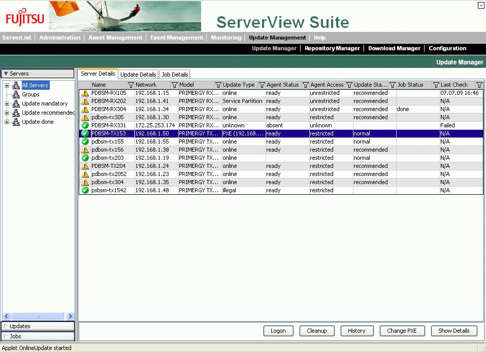 Update Management ServerView Update Management 1.