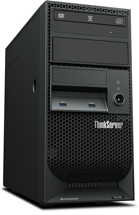 Lenovo ThinkServer TS150 (Intel Xeon E3-1200 v5/v6, Core i3, Pentium/Celeron G Series Processors) Product Guide The Lenovo ThinkServer TS150 is the perfect first tower server for small and medium