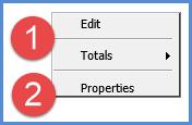 Rows Folder and Columns Folder Pop-up Menus Right-click the Rows or Columns folder to display actions that you can take on the respective rows or columns axis.