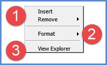 Properties Click to maintain Presentation properties such as setting the default presentation type to Viewer or Excel.