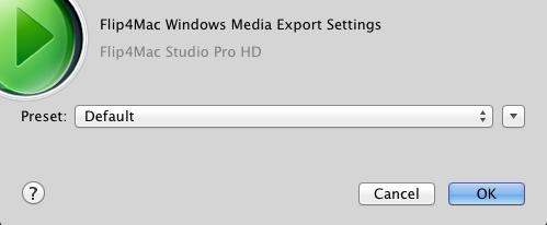 68 Advanced Features Creating Custom Encoder Profiles 1. Select Export > Format > Windows Media, pull down the Presets menu, then go to the bottom of the drop-down list and select New Preset.