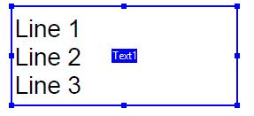 If a text field needs to hold multiple lines of text, then select Options tab and check Multi-line option: Make sure that text field is tall enough to show required number of text lines.