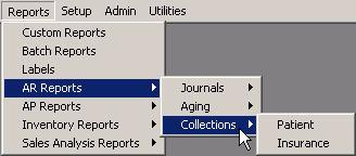 Run Reports to Find Out What Payments are Past Due (Collections Reports) A description of each aging report available is included on the following pages.