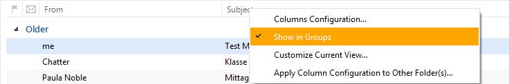 Here you can select or deselect area/areas that you want to be searched. Context menu The Context Menu is a flexible and useful way to interact with the contents of the application.