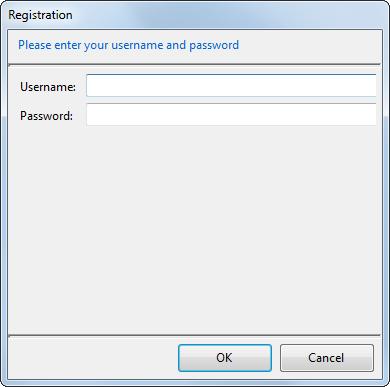 You will be prompted for the user name and password and to configure other