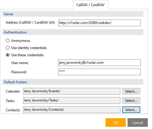 CalDAV/CarDAV CalDAV is the standard calendar and personal data sharing protocol. Read more about Calendaring Protocols.