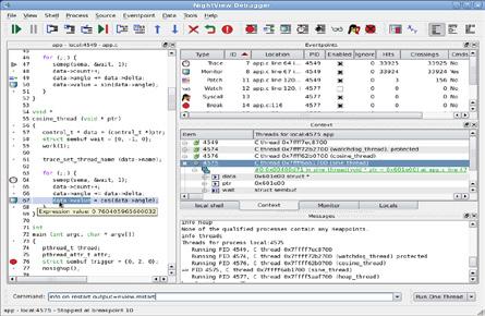 NightStar Real-Time Linux Debugging and Analysis Tools Concurrent s NightStar is a powerful, integrated tool set for debugging and analyzing time-critical Linux applications.