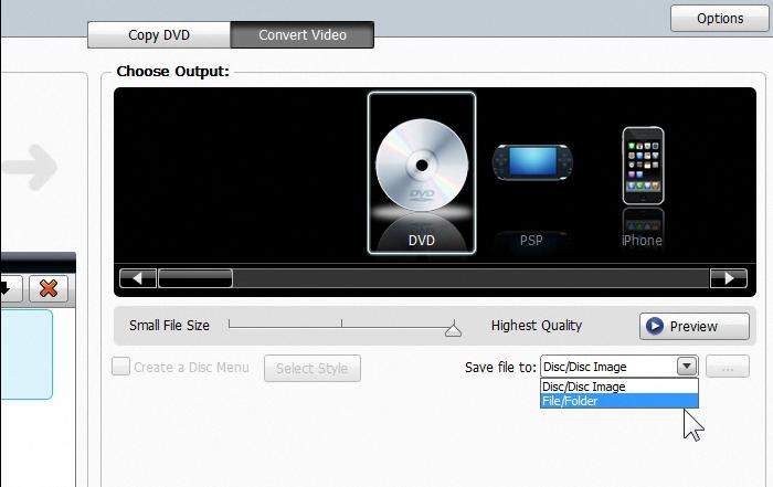 8. Make a DVD. Another output option is to burn a DVD.