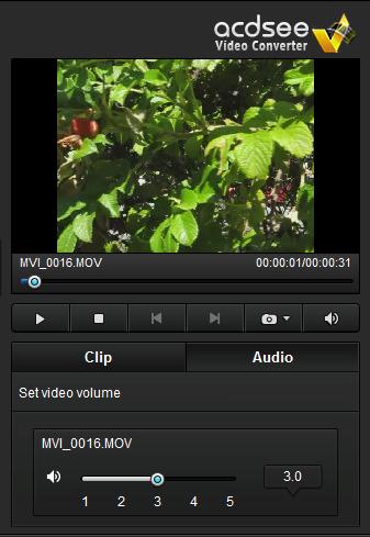 Adjusting Video Output Volume This feature allows you to adjust the volume of your video files before converting them. To Adjust Audio Track Volume: 1.