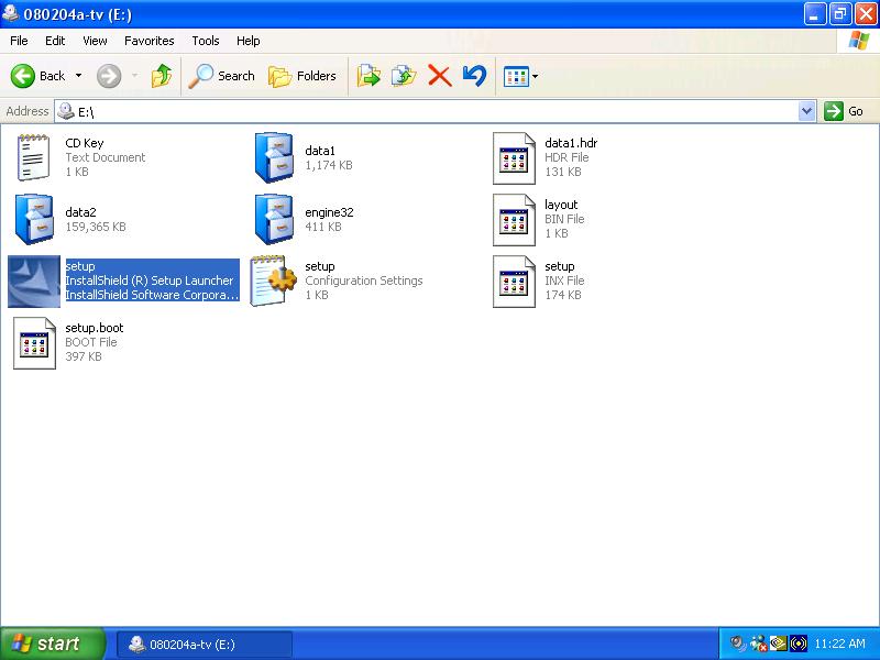 Software Installation Windows XP 1 Click