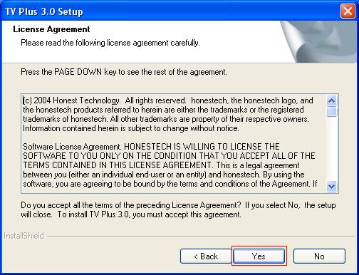 4 The License Agreement display to read the