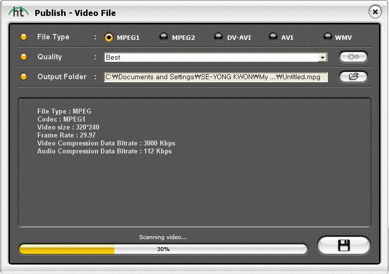 63. Video to DVD Converter - Make UDI Select a folder where an image of the DVD disc will be saved as a file. - Temp Folder Select a temp folder where temporary files/folders will be stored. 4.3.4.2.