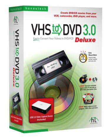 75. Video to DVD Converter honestech VHS to DVD 3.0 Deluxe honestech VHS to DVD 3.0 Deluxe is a revolutionary software that allows the easy and simple production of DVD/CD movies.