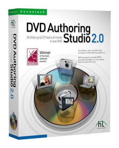 79. Video to DVD Converter honestech DVD Authoring Studio 2.0 With honestech DVD Authoring Studio 2.0, you can archive up to 27 hours movie in one dual-layer DVD.