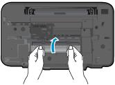 4. Close the cleanout door. Gently push the door towards the printer until both latches snap into place. Prevent paper jams 5.