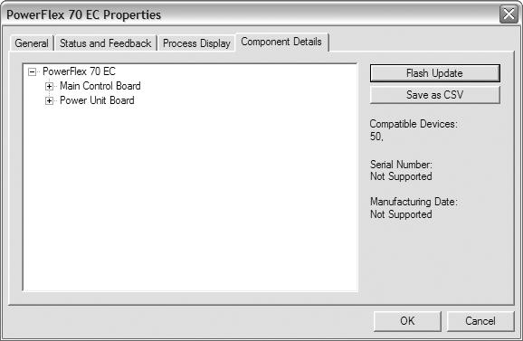 Flash Updates C-9 Figure C.13 Component Details Tab Screen 6.