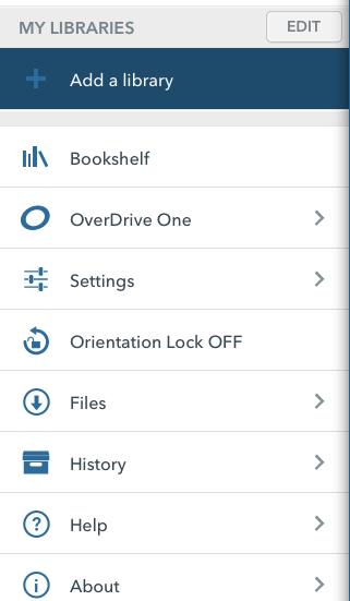 Now you will need to setup the OverDrive app to allow it to open and read library e-books. 1.