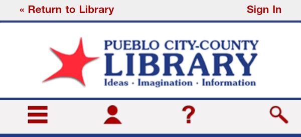 Tap the Sign In button to begin the checkout procedure. You will now need to log into the website by using your Library Card number and PIN: Enter your Library card number without spaces or dashes.