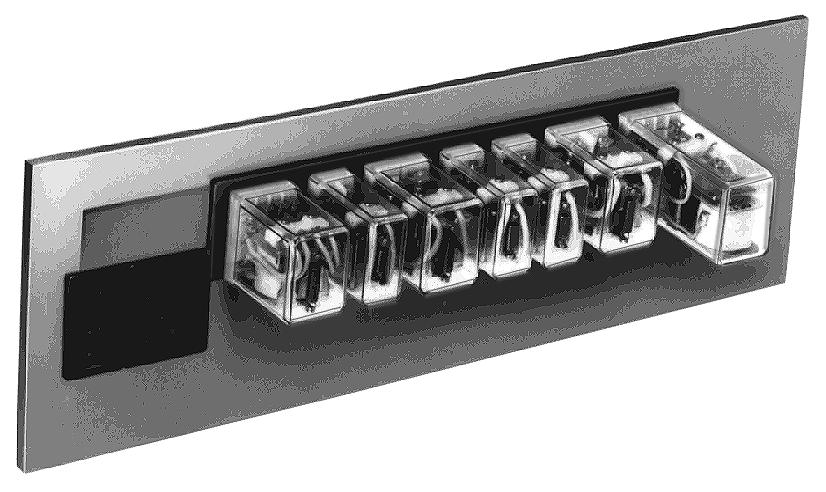 Dimensions Dimensions, continued Collective Panel Mounting SH and SY series panel mount sockets are designed to mount collectively in panel cut-outs.