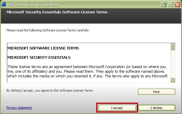 Step 7: Review the license agreement.