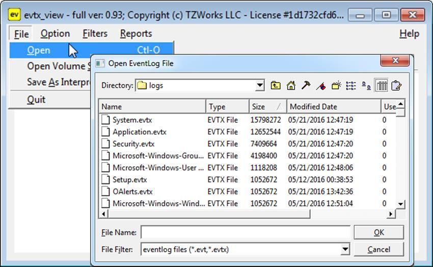 present in Windows XP. Below are the locations for the event logs with the various Windows operating systems. Window XP and earlier %windir%\system32\config\[appevent.evt SecEvent.Evt SysEvent.