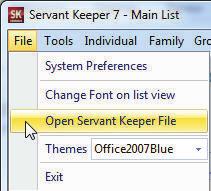 Manage Multiple Databases Now it is easy to create multiple databases to use with Servant Keeper without requiring a separate installation of the program.