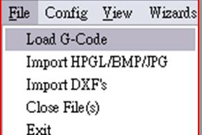 Step 1 Open a G code file Select