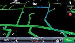 6.5 Night-Time Navigation If you are driving at night, you can show the map in night vision mode.