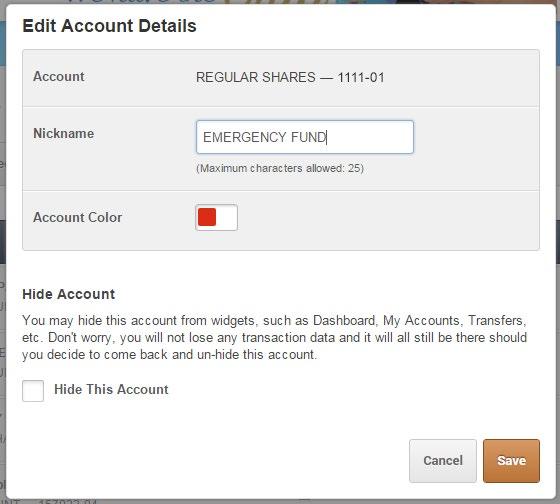 Accounts (Customize Your Experience) Step 3: Change the Display Order of Your Accounts 1.
