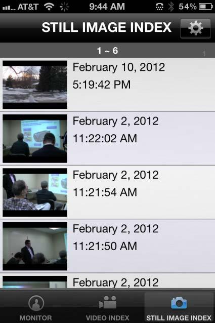 Recording to the Camera while using Direct Monitoring (w/ iphone) 1. Recording to the camcorder can be controlled during Direct Monitoring by pushing the CAMERA OPERATION button. 2.