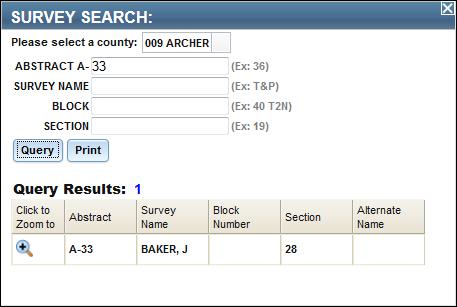 Surveys Search You can search for surveys. 1. Click Search Surveys. The Survey Search dialog box displays. 2.