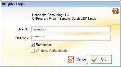 This gives you full security permissions in BillQuick to perform conversion tasks. 2.