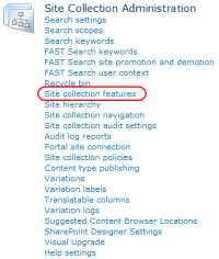 link in Site Settings page: In SharePoint Site