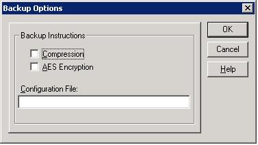 Backup Procedures Figure 3 Backup Options dialog box in NetWorker User for Lotus 7. In the Backup Options dialog box, specify the required options: a.