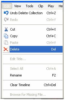 . Type the name of the new collection folder. B. Delete a Collection 1.