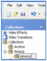 2 Select the Video collection to be copied. 12.
