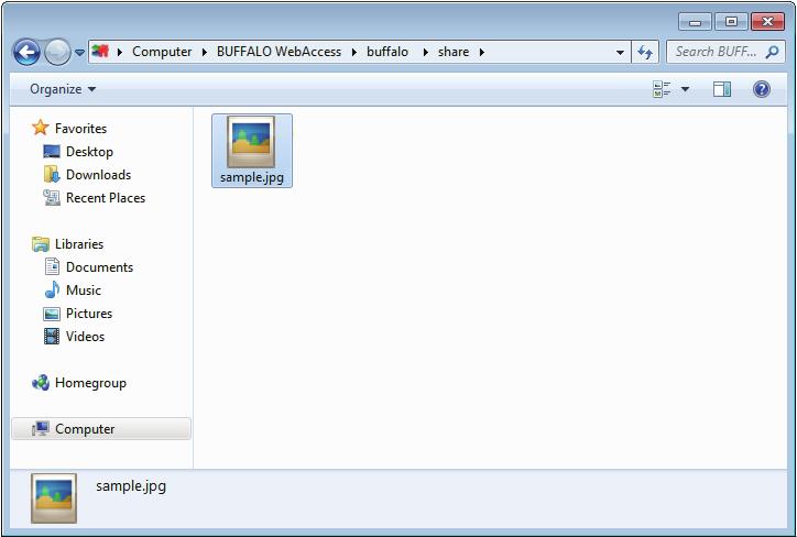Chapter 1 Overview WebAccess for Windows With WebAccess for Windows, folders on your Buffalo LinkStation or