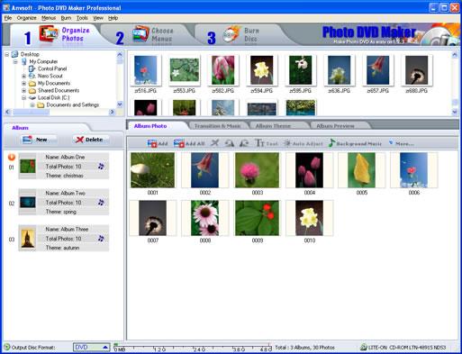 Photo DVD Maker User Manual 8 1.2 Create a Show with Photo DVD Maker Creating a show in Photo DVD Maker can require as little as a few minutes.