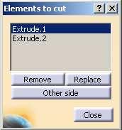 Splitting Elements (1/2) Use the following steps to split an element: 1. Select the Split icon. 2. Select the element to cut. 3. If necessary: a.