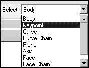 Chapter 3 Surface Creation Select the derived curve as shown. On the Split Curve ribbon bar, set the Select option to Keypoint. Select the two keypoints shown. Click the accept button and then Finish.