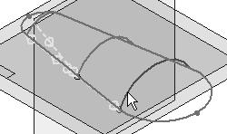 Chapter 3 Surface Creation Click the cross section shown and right-click. Click OK on the error dialog box. The cross section order is the cause for the error.