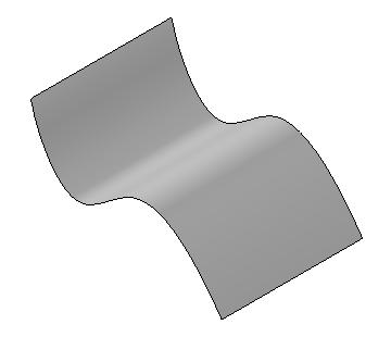 Introduction to Surface Modeling Shown below is a 2-D bspline. Shown below is a 3-D surface.
