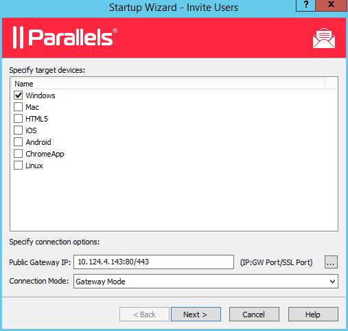 Getting Started with Parallels Remote Application Sever Invite Users Your Parallels RAS environment is now fully operational. You have a Terminal Server and a published application.
