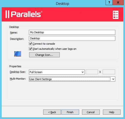 Terminal Servers In the Multi-Monitor drop-down, select whether the multi-monitor support should be enabled, disabled, or whether the client settings should be used.