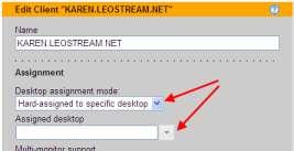 Leostream Connection Broker Administrator s Guide 2. Select the Edit action for the appropriate client. The Edit Client form opens. 3.