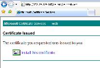 authentication server. Typically, this is the Microsoft Certificate Server associated with the Active Directory installation. To obtain a client-side certificate: 1.