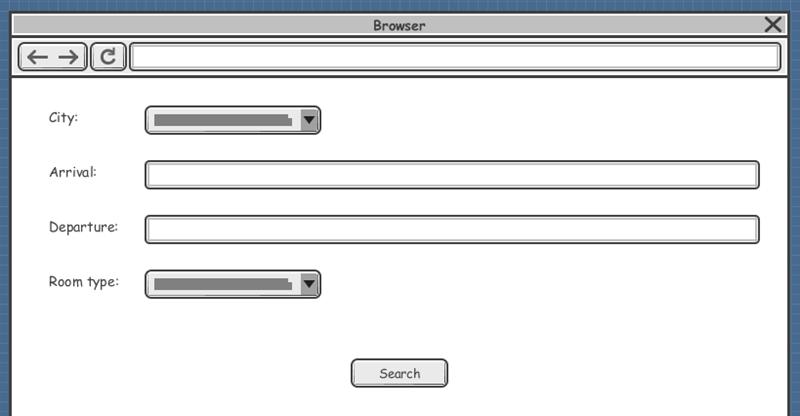 8. Make use of the wireframe tools listed in the diagram toolbar to